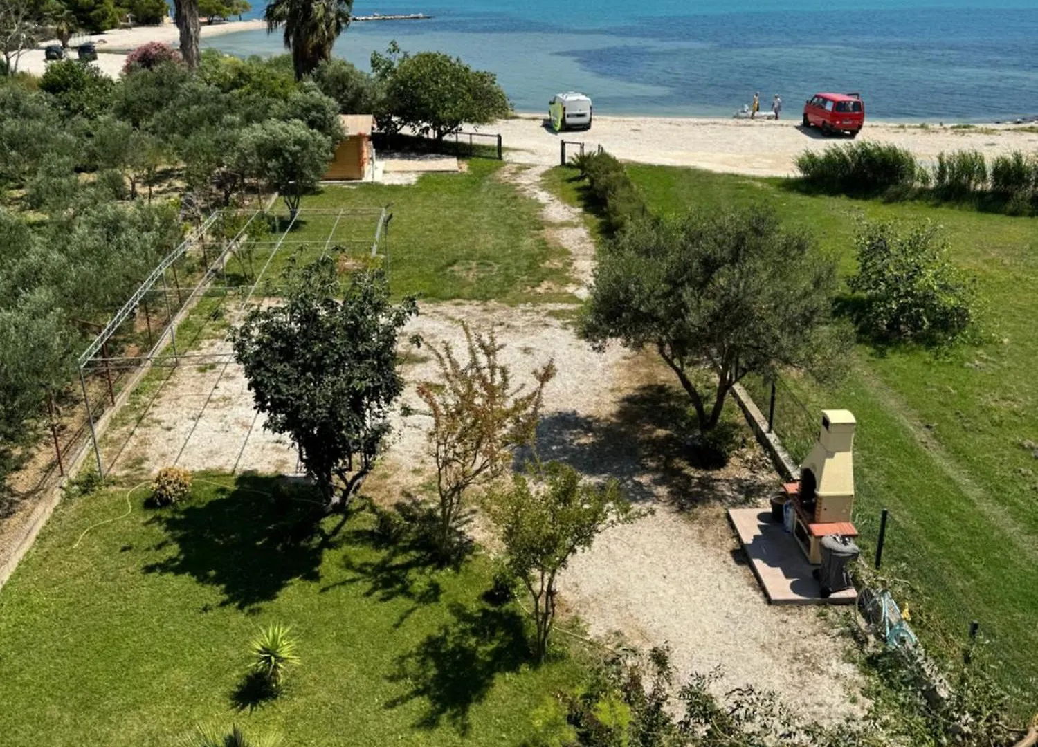 Big Beachfront Apartment Smokvica In Trogir Croacia